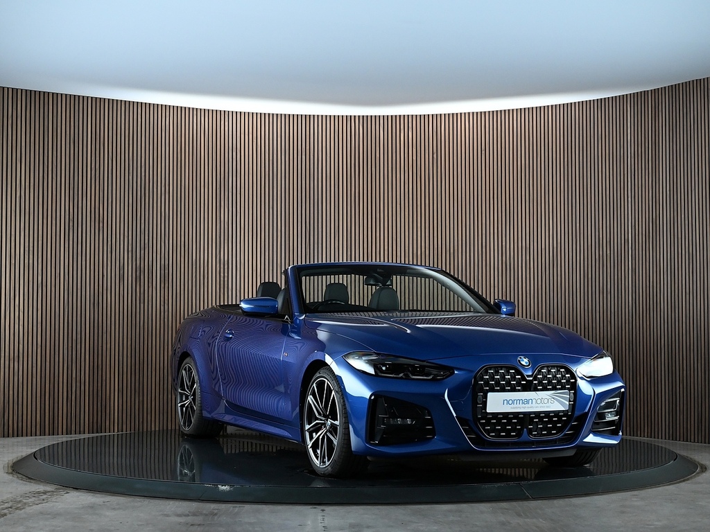 BMW 4 Series 2.0 420I M Sport Convertible Euro Blue #4