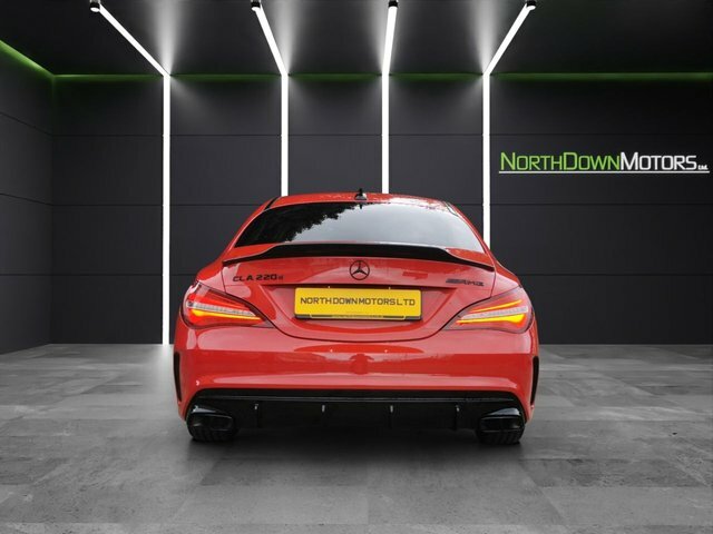 Mercedes-Benz CLA Class 2018 2.1 Cla220d Amg Line Night Edition Coupe Red #5