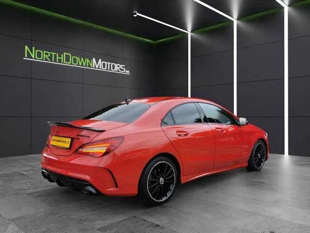 Mercedes-Benz CLA Class 2018 2.1 Cla220d Amg Line Night Edition Coupe Red #6