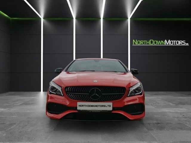 Mercedes-Benz CLA Class 2018 2.1 Cla220d Amg Line Night Edition Coupe Red #2