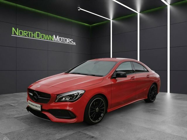 Mercedes-Benz CLA Class 2018 2.1 Cla220d Amg Line Night Edition Coupe Red