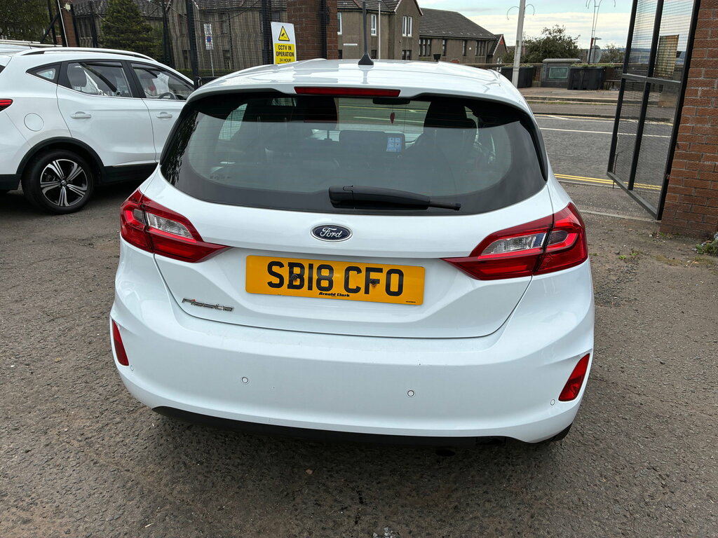 Ford Fiesta 1.0T Ecoboost Zetec Hatchback Eu White #4