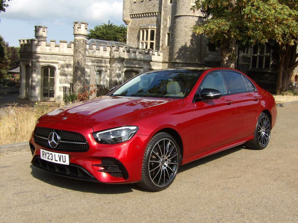 Mercedes-Benz E Class 3.0 E450h Mhev Amg Line Night Edition Premium Plu Red