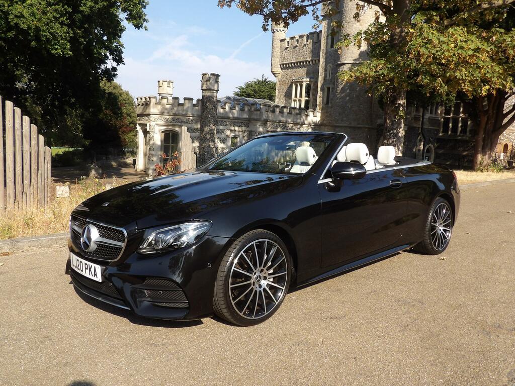 Mercedes-Benz E Class 2.0 E220d Amg Line Cabriolet G-tronic Black