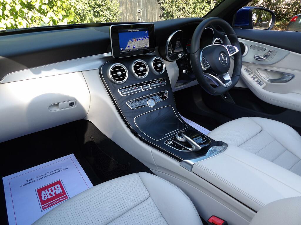 Mercedes-Benz C Class 2.1 C220d Amg Line Cabriolet G-tronic Blue #6