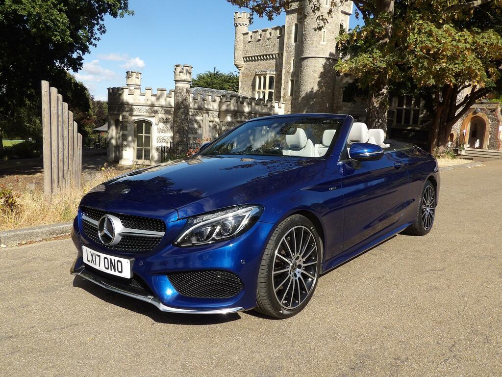 Mercedes-Benz C Class 2.1 C220d Amg Line Cabriolet G-tronic Blue