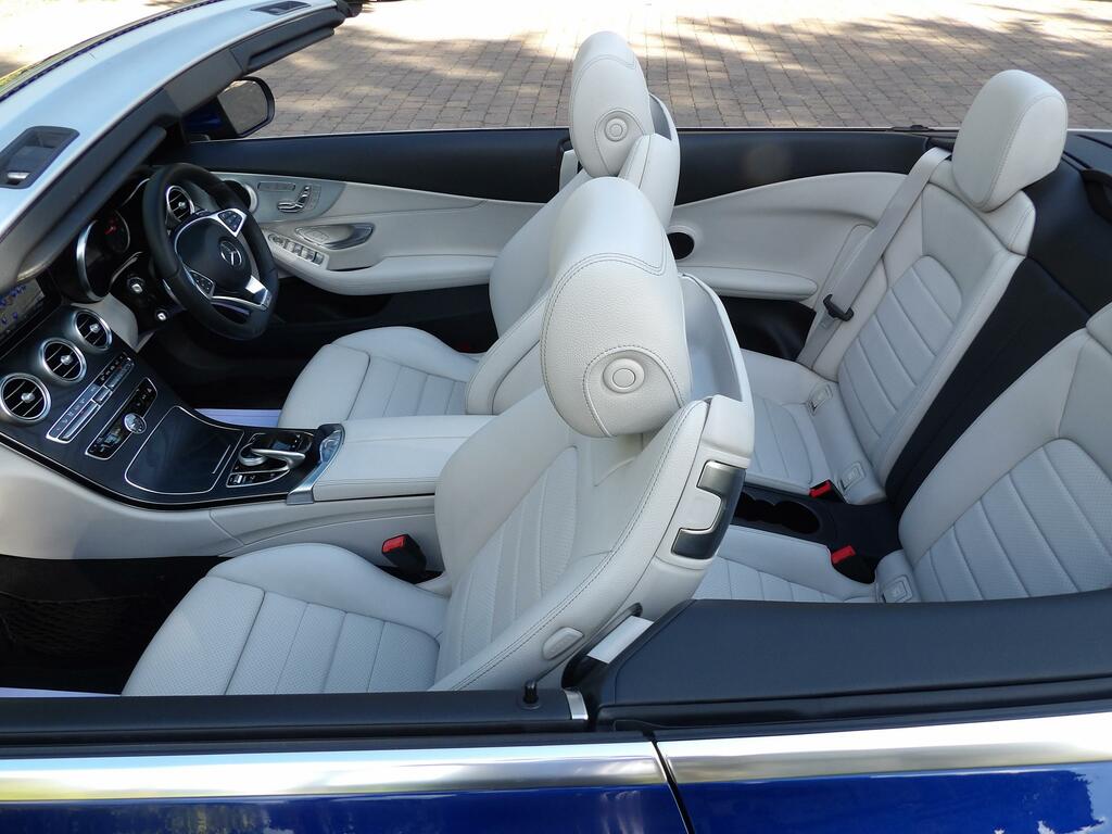 Mercedes-Benz C Class 2.1 C220d Amg Line Cabriolet G-tronic Blue #5