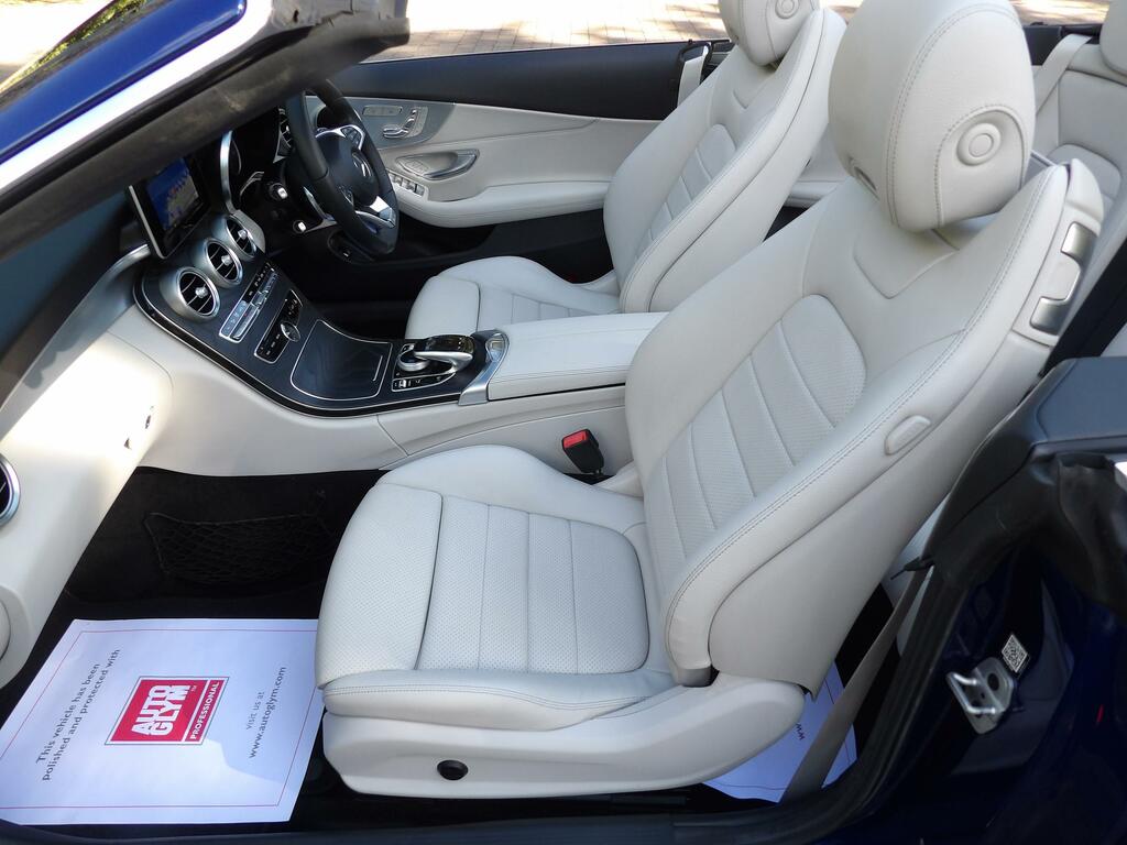 Mercedes-Benz C Class 2.1 C220d Amg Line Cabriolet G-tronic Blue #4