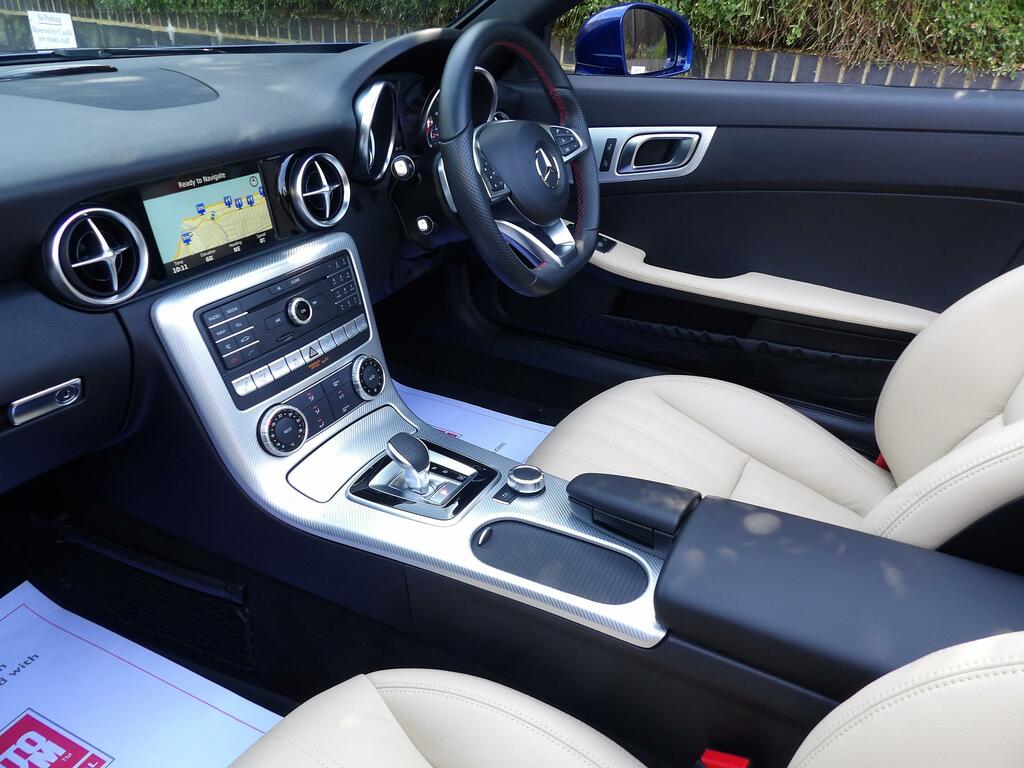 Mercedes-Benz SLC 2.1 Slc250d Amg Line Convertible G-tron Blue #6