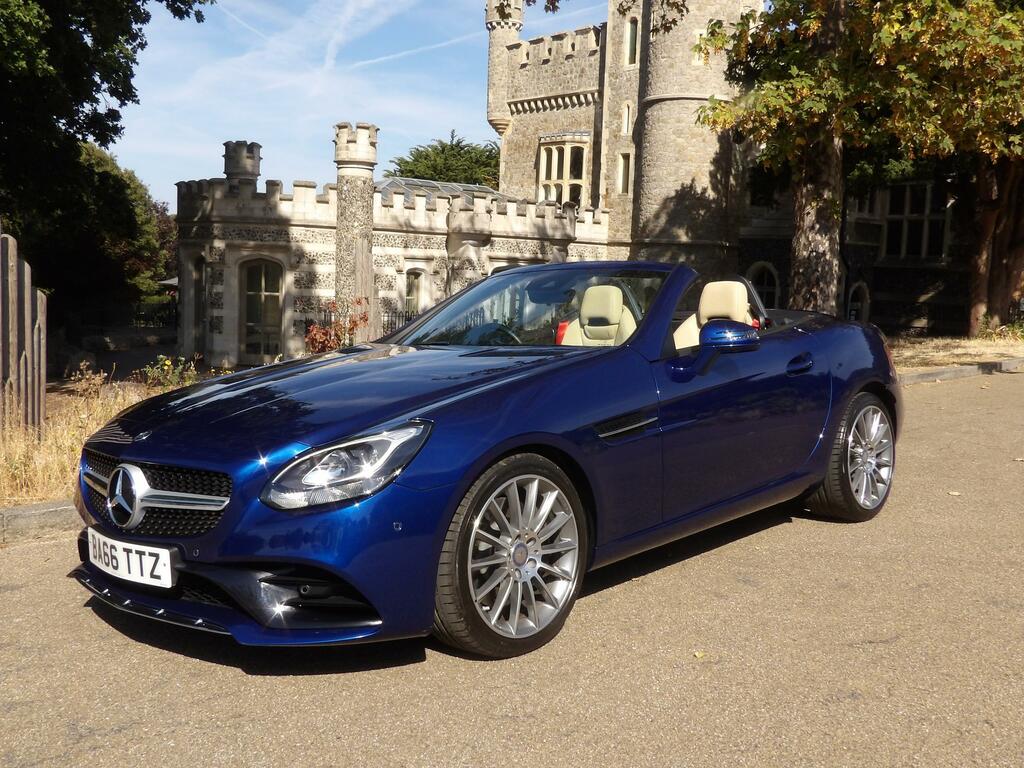 Mercedes-Benz SLC 2.1 Slc250d Amg Line Convertible G-tron Blue