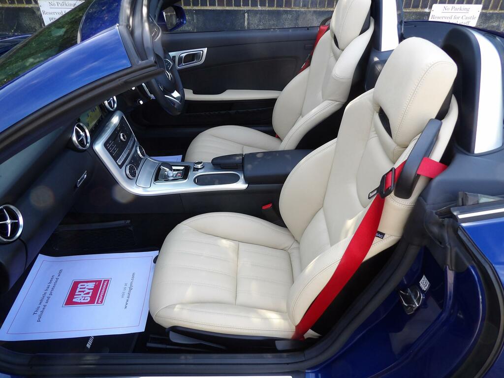 Mercedes-Benz SLC 2.1 Slc250d Amg Line Convertible G-tron Blue #4