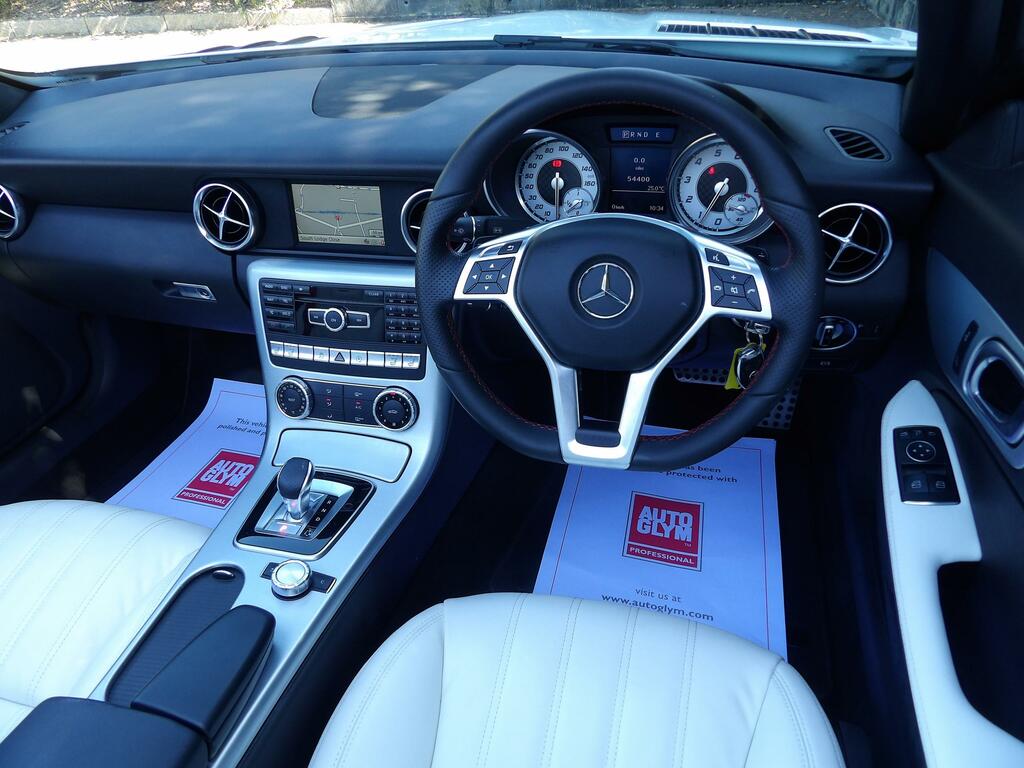 Mercedes-Benz SLK 2.0 Slk200 Amg Sport Convertible G-tron White #6