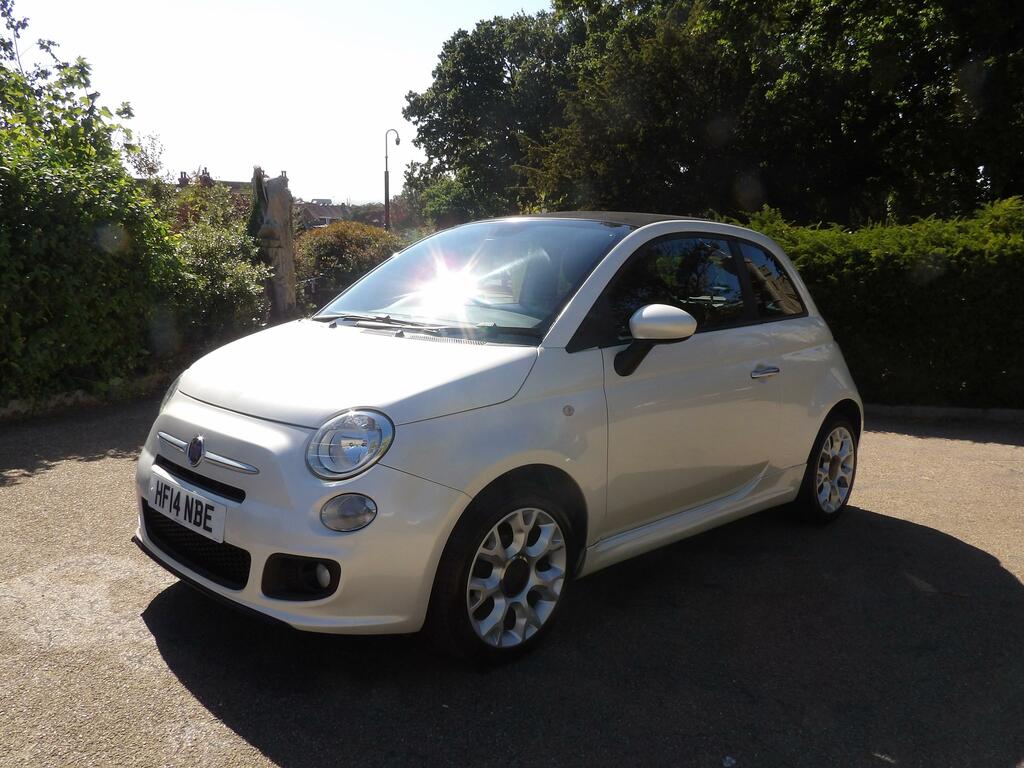 Fiat 500C 1.2 S Convertible Euro 6 Ss White