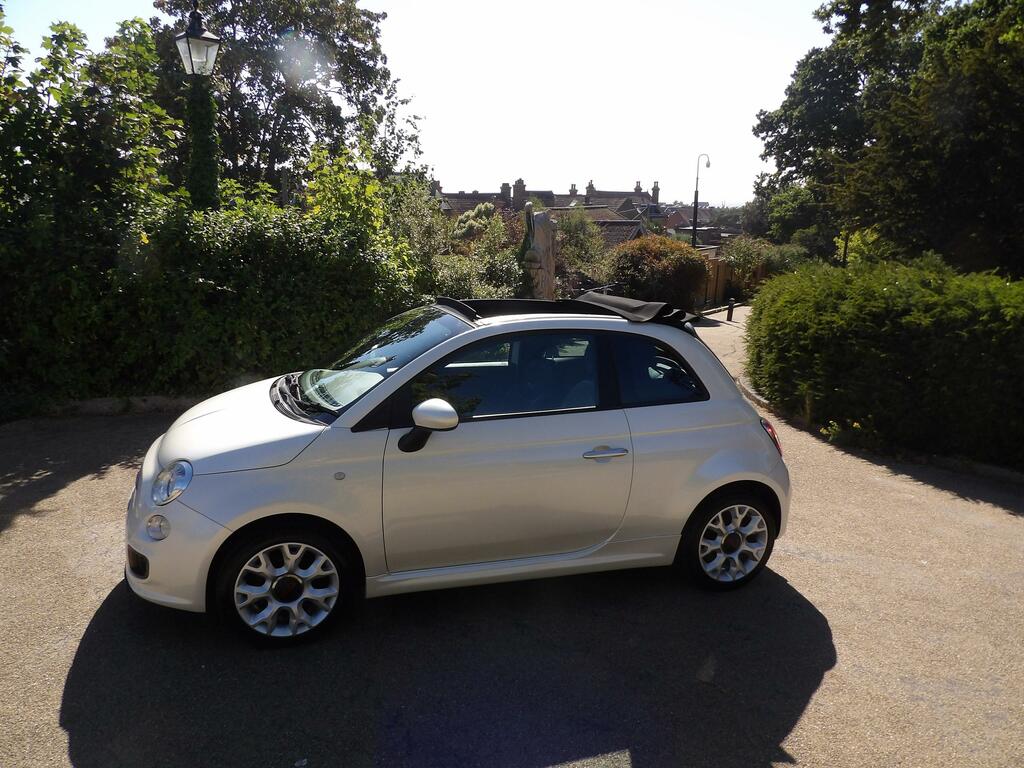 Fiat 500C 1.2 S Convertible Euro 6 Ss White #5