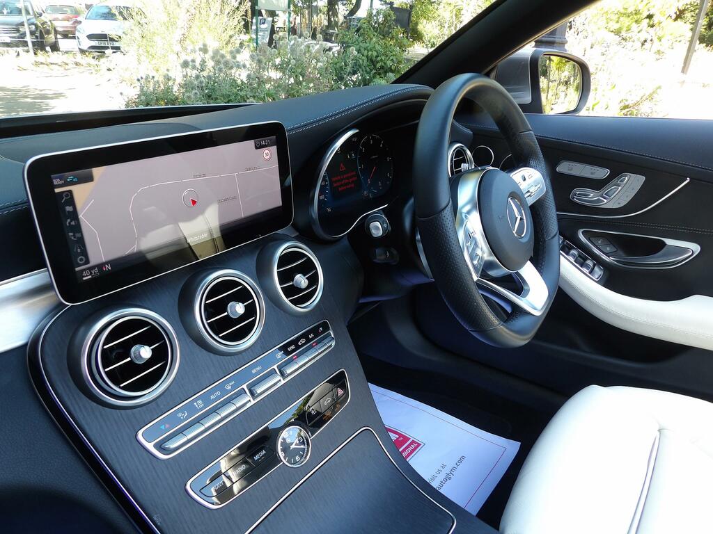 Mercedes-Benz C Class 2.0 C220d Amg Line Premium Cabriolet Silver #5