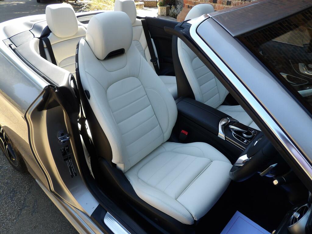 Mercedes-Benz C Class 2.0 C220d Amg Line Premium Cabriolet Silver #6