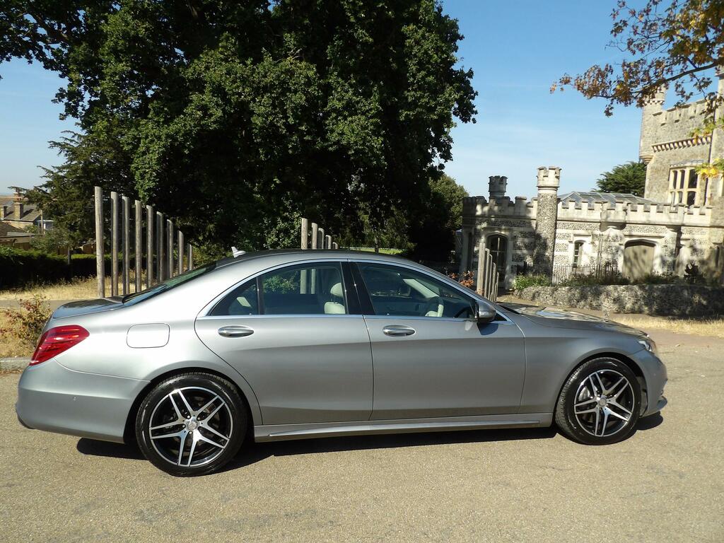 Mercedes-Benz S Class 3.0 S350l V6 Bluetec Amg Line G-tronic Euro 6 S Silver #20