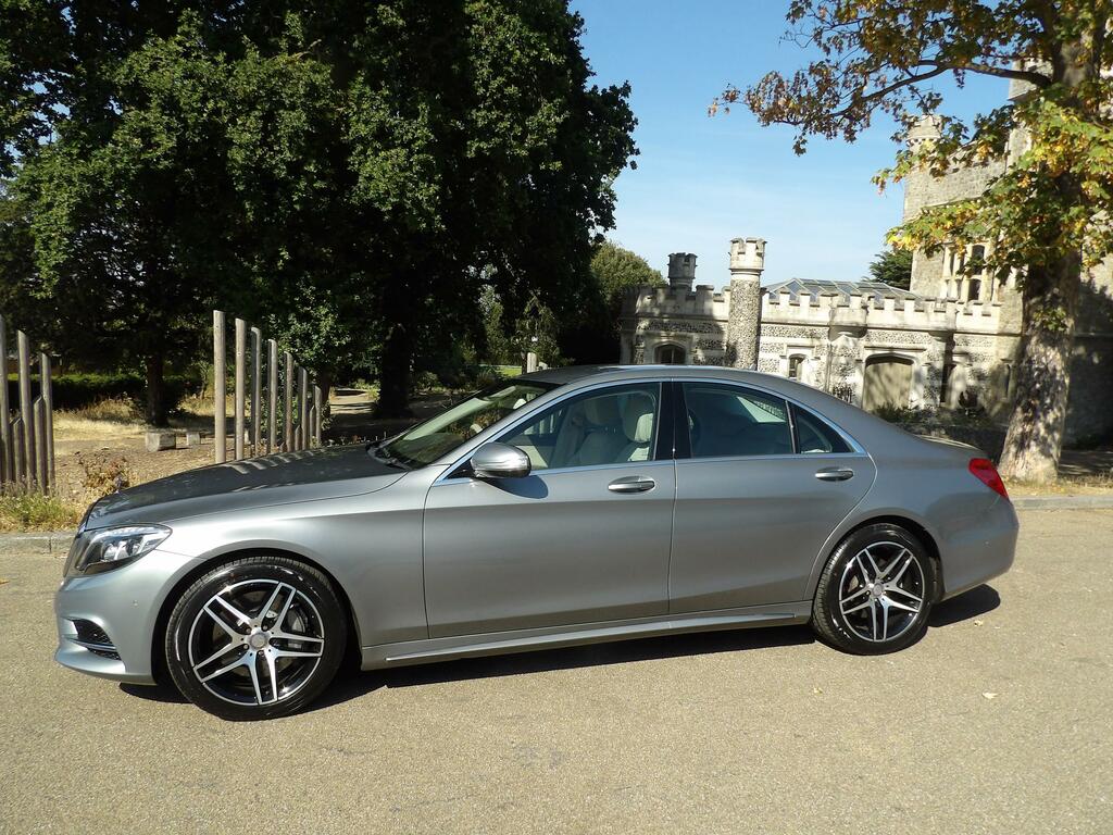 Mercedes-Benz S Class 3.0 S350l V6 Bluetec Amg Line G-tronic Euro 6 S Silver #8