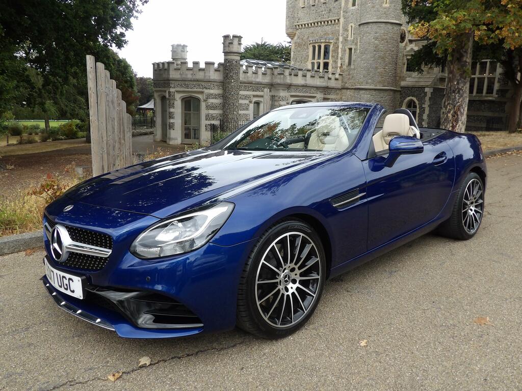 Mercedes-Benz SLC 2.0 Slc300 Amg Line Convertible G-troni Blue