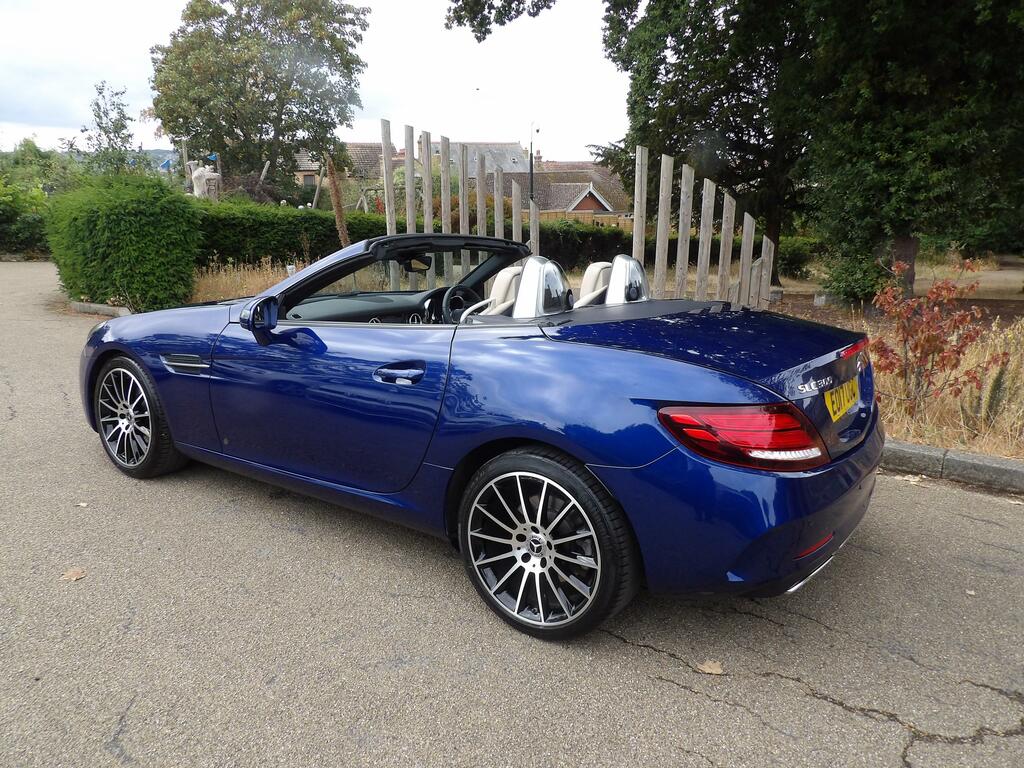 Mercedes-Benz SLC 2.0 Slc300 Amg Line Convertible G-troni Blue #6