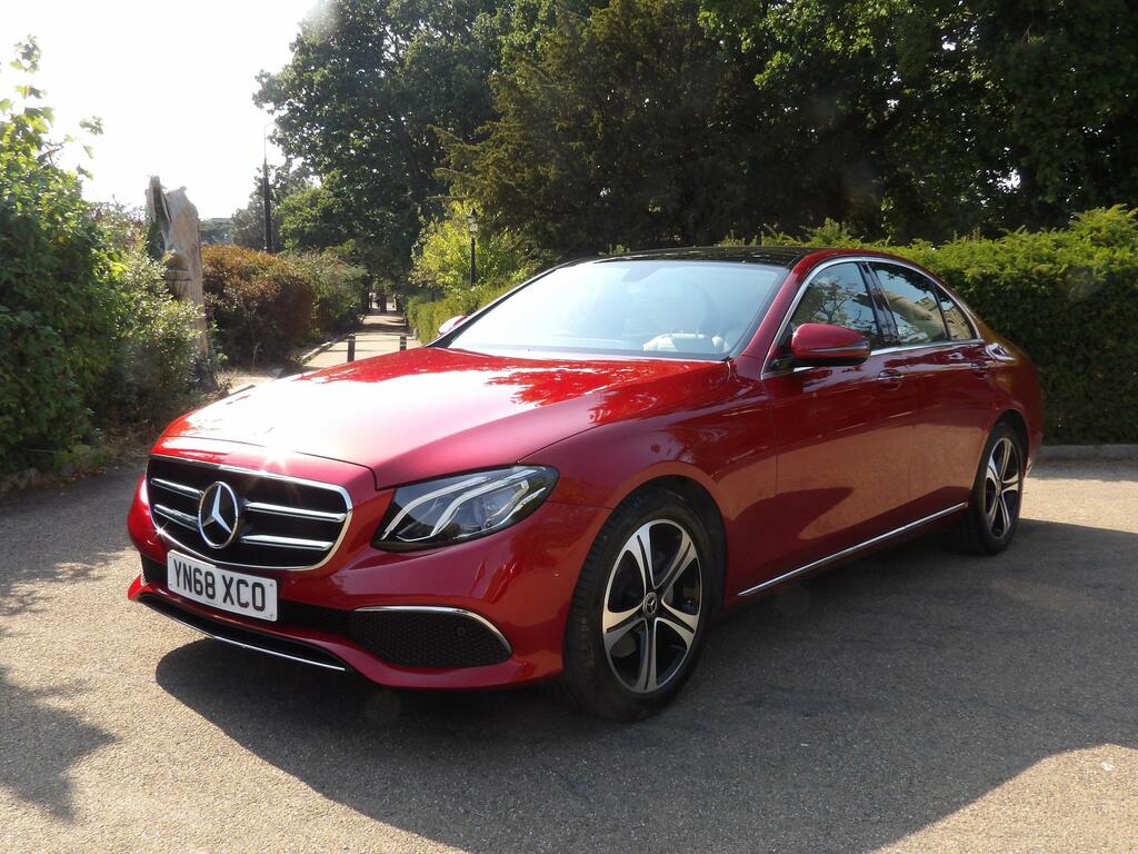 Mercedes-Benz E Class 2.0 E220d Se Premium Saloon G-tronic Red