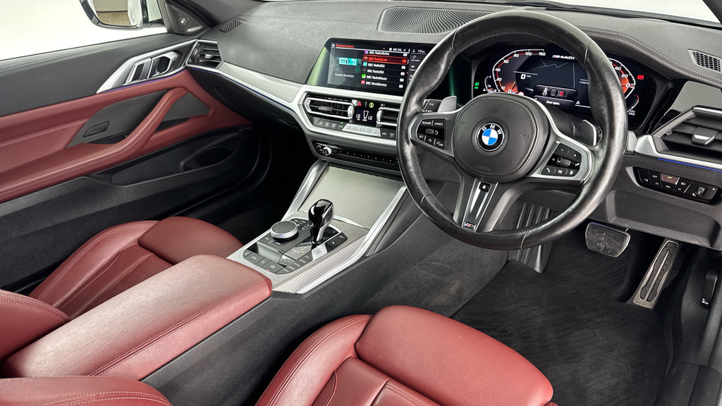 BMW 4 Series M440i Xdrive Convertible White #6
