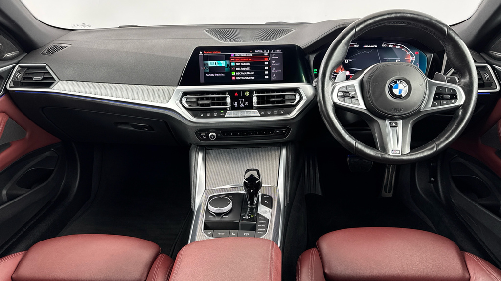BMW 4 Series M440i Xdrive Convertible White #4