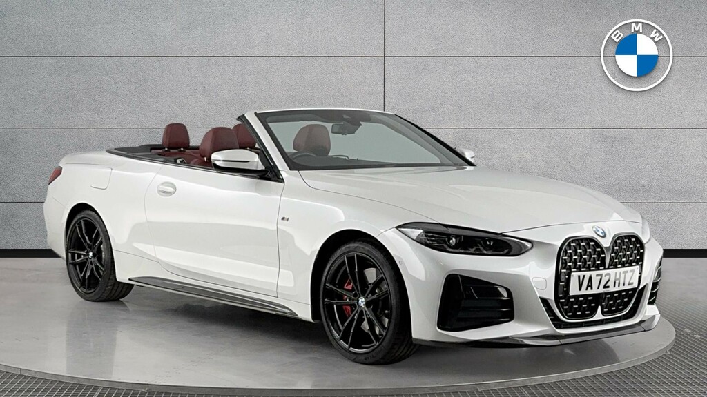 BMW 4 Series M440i Xdrive Convertible White