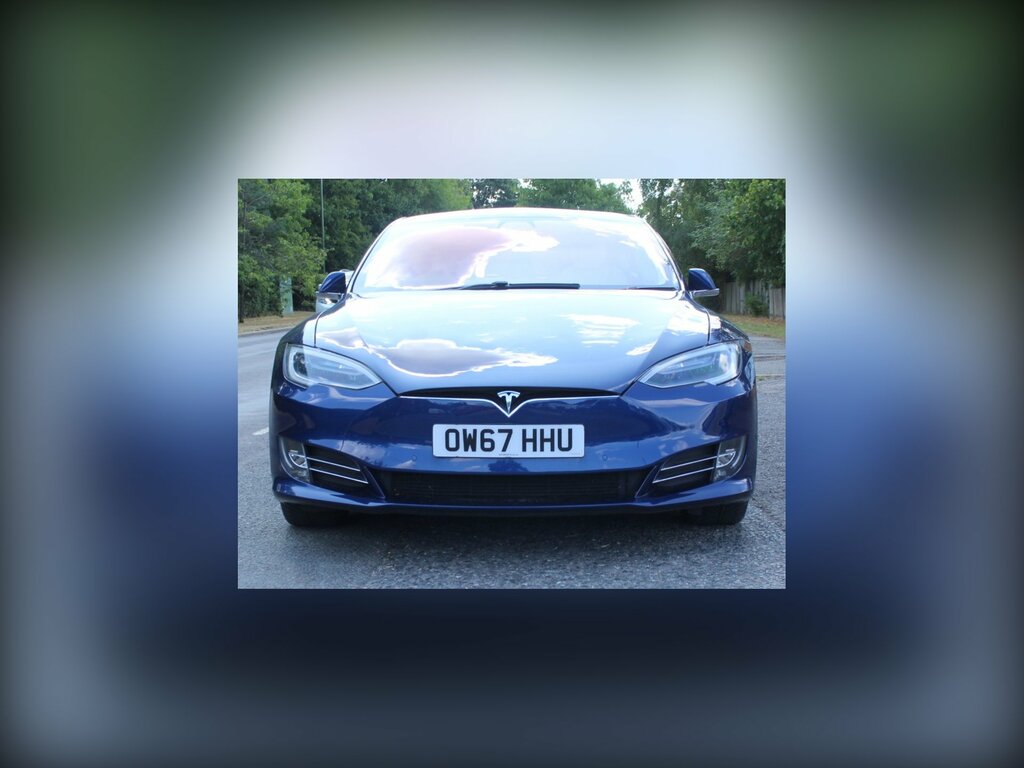 Tesla Model S 75D Dual Motor Hatchback 4Wd OW67HHU Blue #2