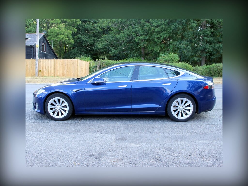 Tesla Model S 75D Dual Motor Hatchback 4Wd OW67HHU Blue #3