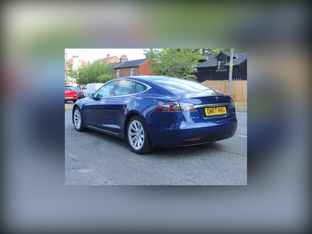 Tesla Model S 75D Dual Motor Hatchback 4Wd OW67HHU Blue #4