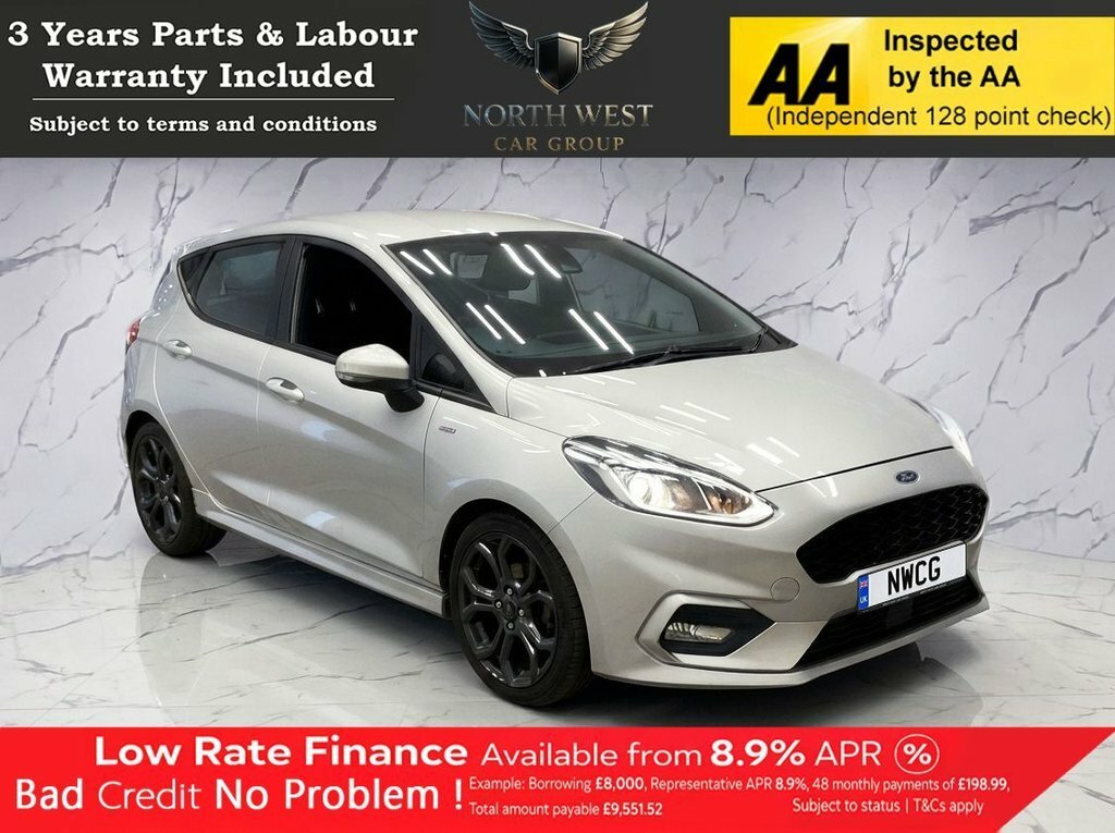 Ford Fiesta 1L St-line Silver