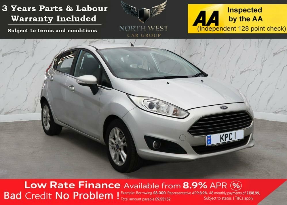 Ford Fiesta Hatchback 2015 Ford Fiesta 1.0 Ecoboost Zetec Petr Black #1
