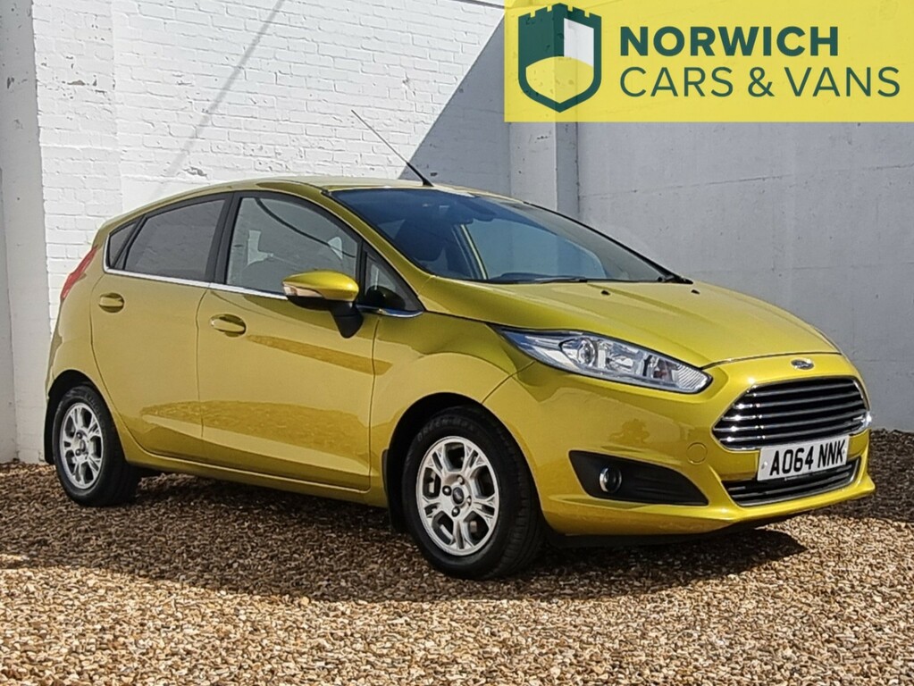 Ford Fiesta 1.6 Tdci Econetic Titanium 2014 Yellow