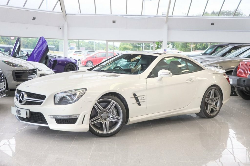 Mercedes-Benz SL Class 5.5L Amg YN13JBE White