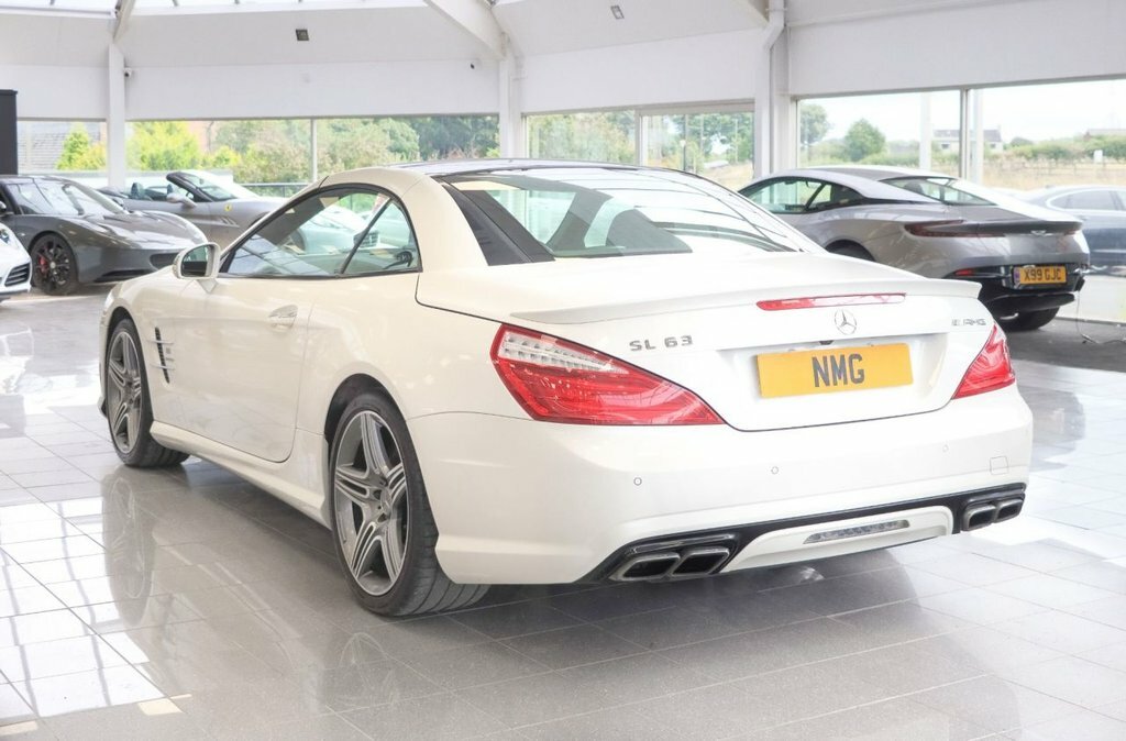 Mercedes-Benz SL Class 5.5L Amg YN13JBE White #4