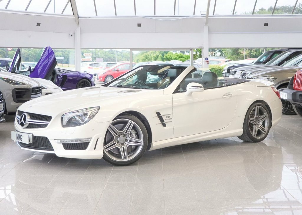 Mercedes-Benz SL Class 5.5L Amg YN13JBE White #6