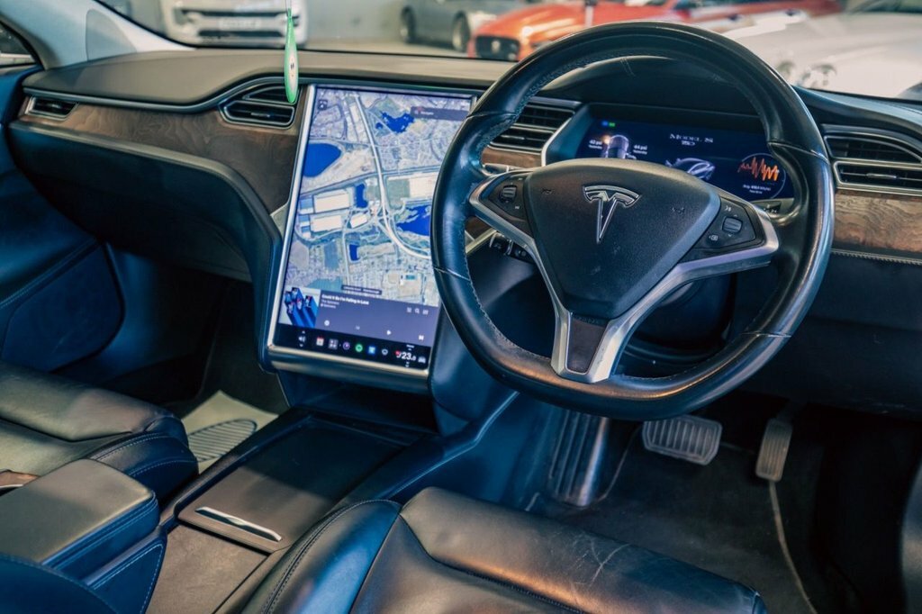Tesla Model S Hatchback Silver