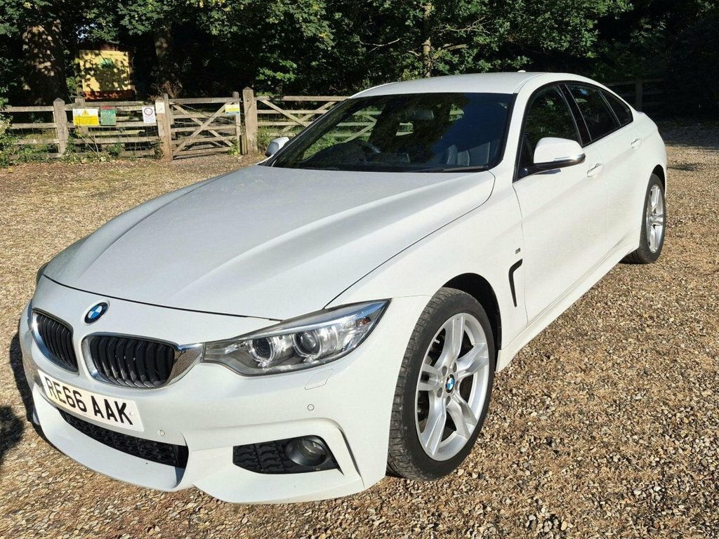 BMW 4 Series Gran Coupe 2L M Sport White #2
