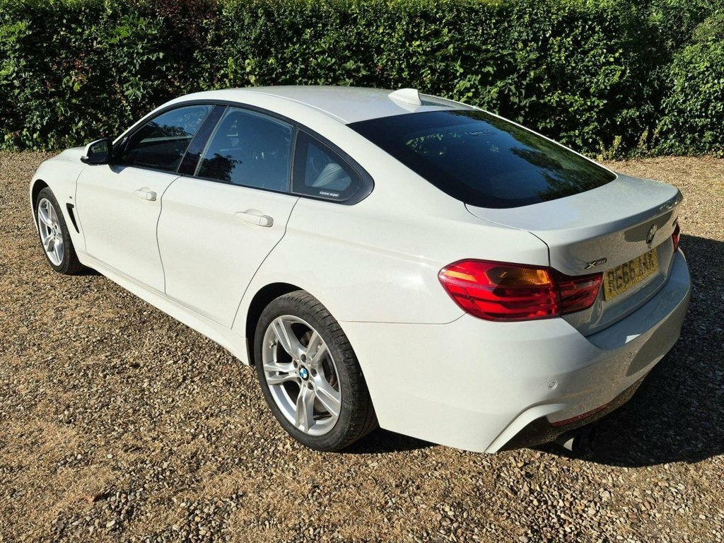 BMW 4 Series Gran Coupe 2L M Sport White #4