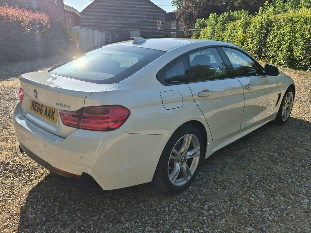 BMW 4 Series Gran Coupe 2L M Sport White #3