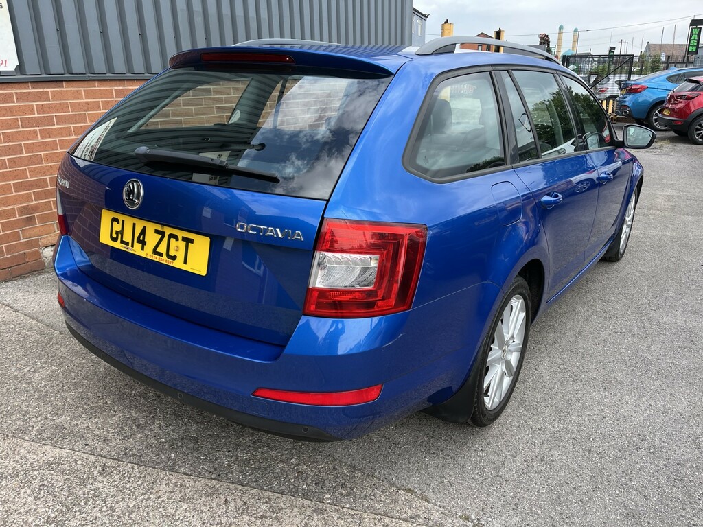 Skoda Octavia 1.6 Tdi Se 2014 Blue #3