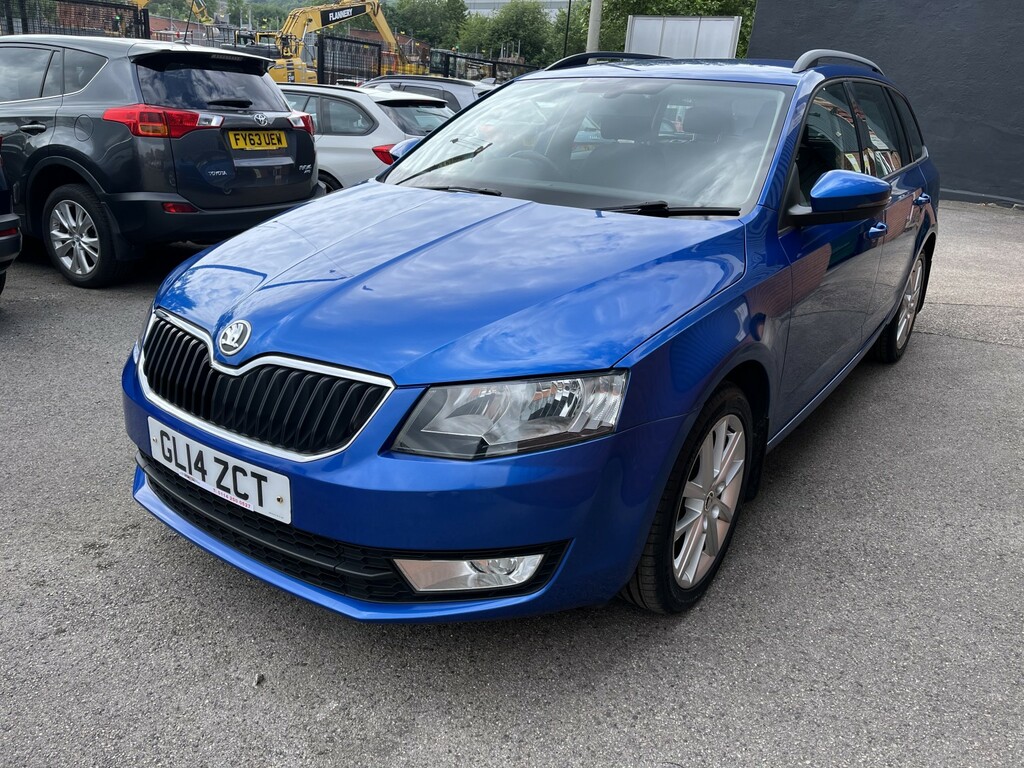 Skoda Octavia 1.6 Tdi Se 2014 Blue #6