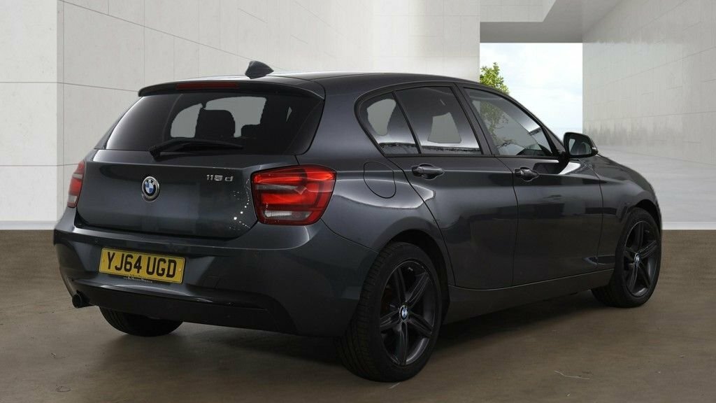 BMW 1 Series 2.0 118D Sport Hatchback Euro 5 S Grey #5
