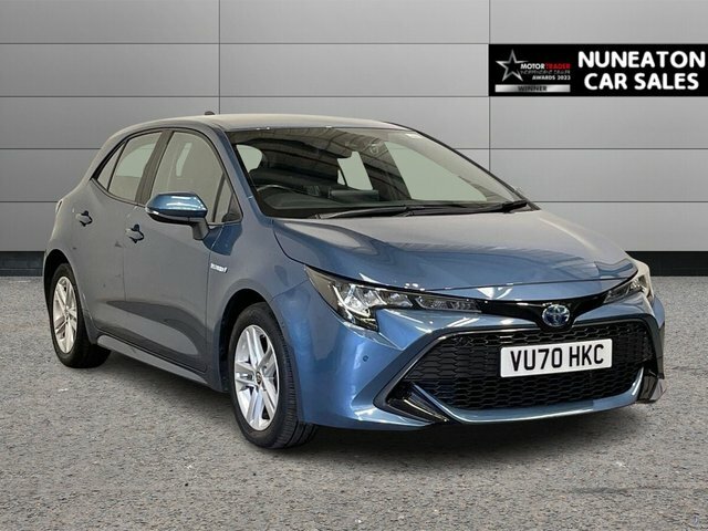 Toyota Corolla 1.8 Vvt-h Icon Tech Hatchback Hybrid Cv VU70HKC Blue