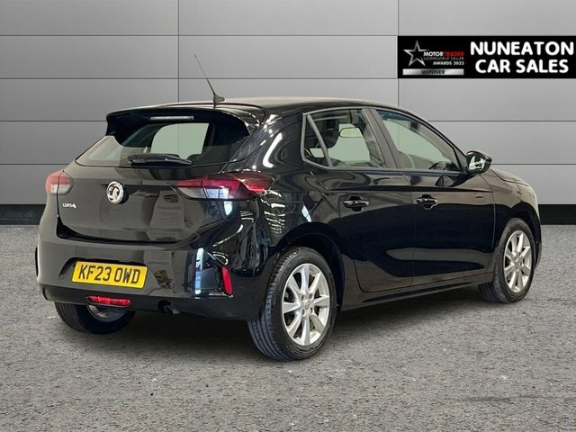 Vauxhall Corsa 1.2 Turbo Design Hatchback Euro 6 KF23OWD Black #3