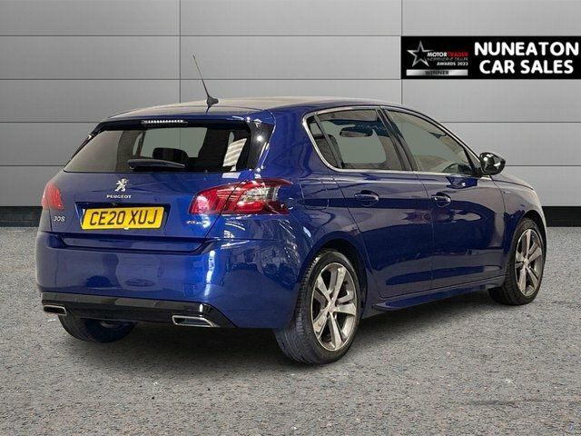 Peugeot 308 1.2 Puretech Gpf Gt Line Hatchback Manu CE20XUJ Blue #3