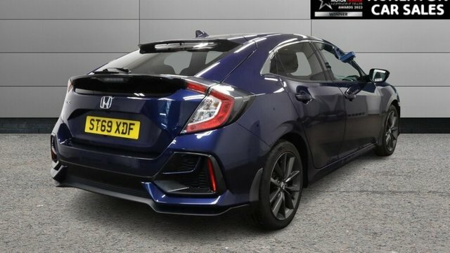 Honda Civic 1.6 I-dtec Sr Hatchback Euro 6 Blue #3