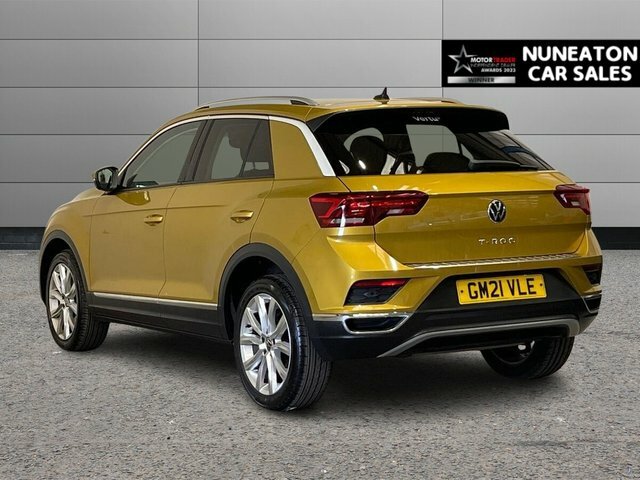 Volkswagen T-Roc 1.5 Tsi Gpf Evo Sel Suv Dsg Euro 6 Ss Yellow #5