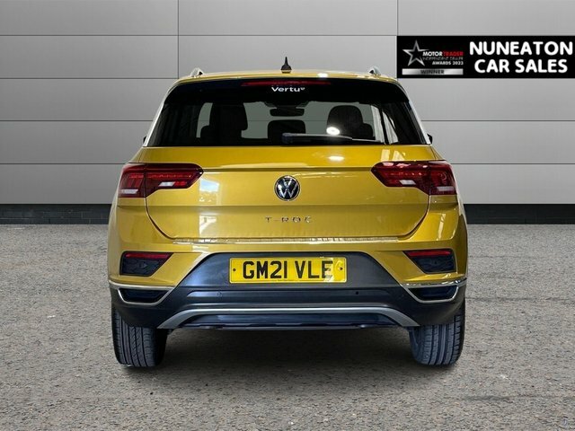 Volkswagen T-Roc 1.5 Tsi Gpf Evo Sel Suv Dsg Euro 6 Ss Yellow #4